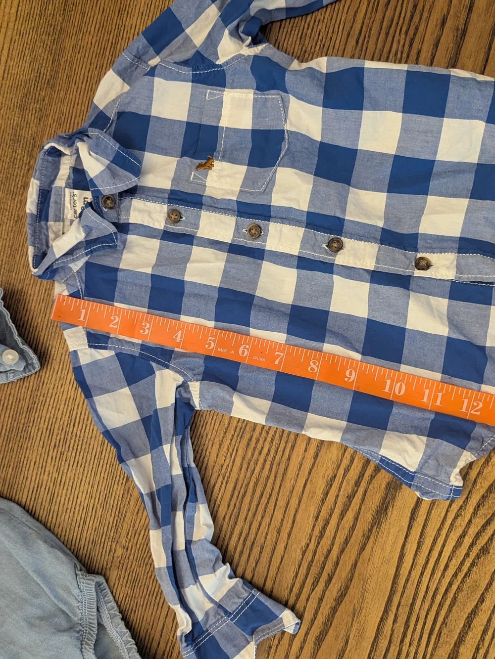 EUC Carters Oshkosh Baby Boy 18 Month Blue Button Down Long Sleeve Shirt Bundle